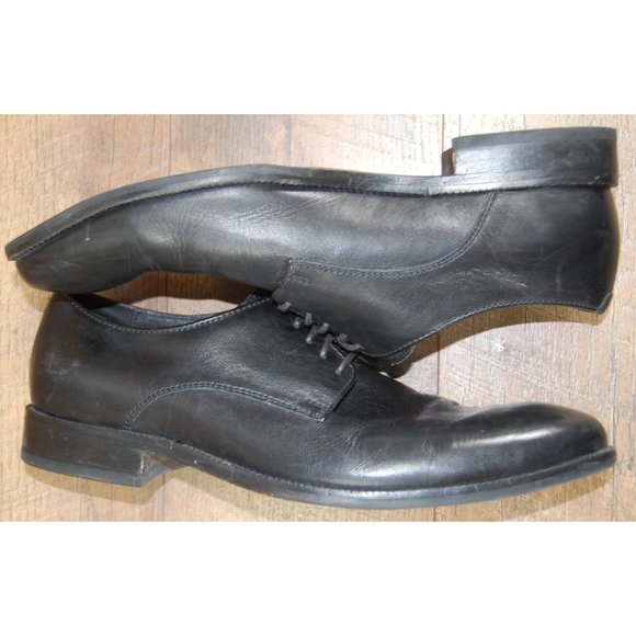 Cole Haan Williams Postman Plain Toe Derby Black Shoes Men's 10.5 C12203 - Picture 7 of 9